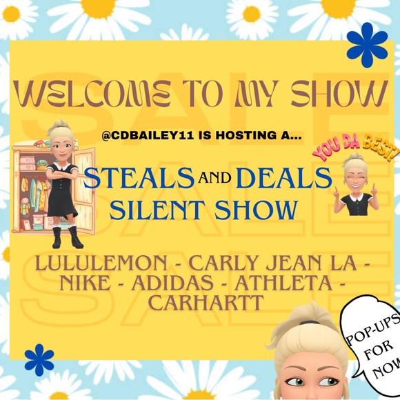 Other - Steals and Deals Silent Show Poster